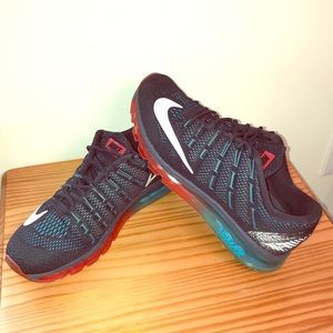 Nike Air Max 2016 SZ 11 Blue/Mango Running Shoes